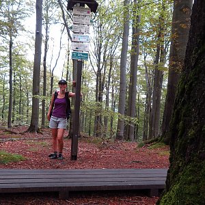 Iveta Válová na vrcholu Poledník (10.7.2020 12:04)