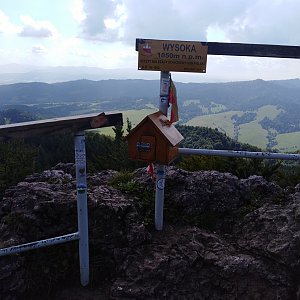 Jozef Farkaš na vrcholu Vysoké Skalky (7.9.2018 12:05)