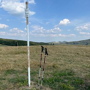 Radka D na vrcholu Na Vrších (8.9.2024 15:47)