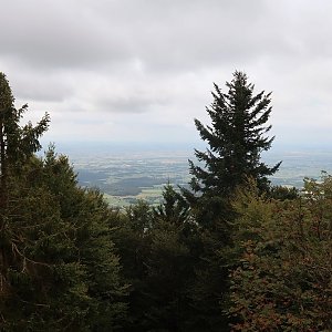 Bouřka na vrcholu Rauher Kulm (25.8.2024 10:25)