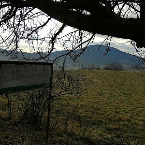 Jan Macháček na vrcholu Na Vrchu (3.1.2021 11:33)