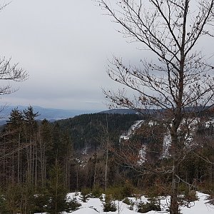 Marcela Kubíčková na vrcholu Bečovská Kyčera (13.3.2021 12:49)