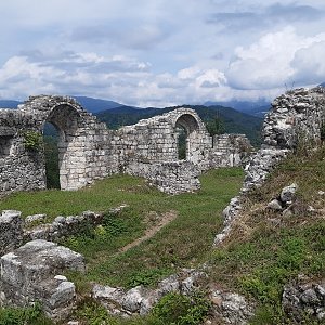 ZdenkaV na vrcholu Castello (7.7.2024)