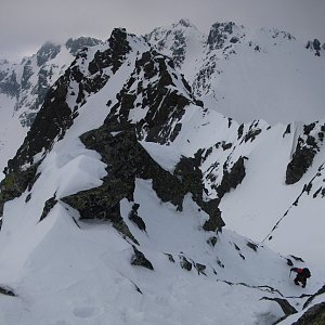 marko na vrcholu Mengusovský Volovec (14.4.2013 18:51)