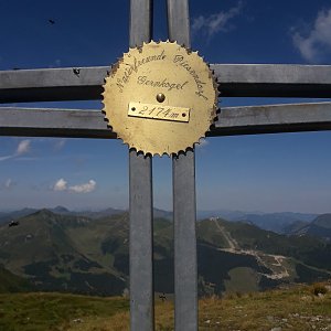 Roman Skácel na vrcholu Oberer Gernkogel (14.8.2023 12:03)