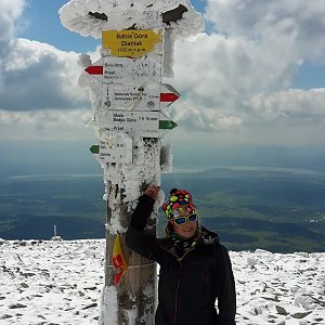 Yfča na vrcholu Babia hora (8.5.2019 13:30)