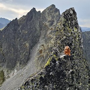 Pavel Svoboda na vrcholu Malý Ostrý štít  (6.9.2024 16:20)