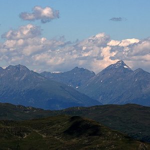 Bouřka na vrcholu Rosennock (7.7.2016 13:26)