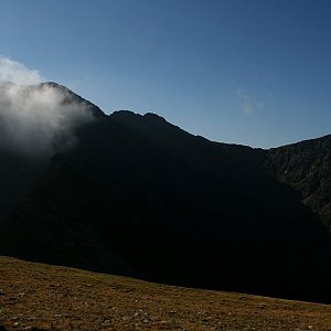 Bouřka na vrcholu Vârtopu Roșu (2.9.2016 8:25)