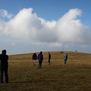 Bouřka na vrcholu Budislavu (2.9.2016 9:07)