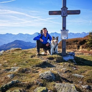 Jiří Králík na vrcholu Kragelschinken (2.11.2024 10:40)