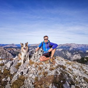 Jiří Králík na vrcholu Kleiner Hochturm (3.11.2024 13:50)