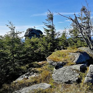 Vladimír Grančay na vrcholu Černý vrch (19.5.2019 9:25)