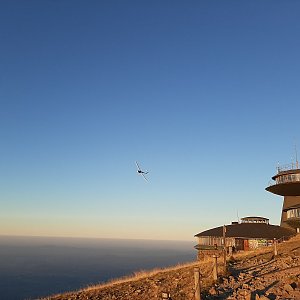 Petra S. na vrcholu Sněžka (10.10.2021 16:50)