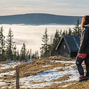 Léňa Manová na vrcholu Sněžka (21.12.2020 17:00)