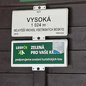 Bagr na vrcholu Vysoká (9.4.2023 13:06)