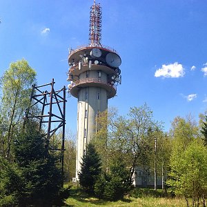 Martin Matějka na vrcholu Radeč (7.5.2016 12:00)