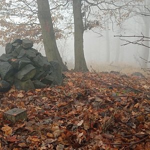 Jiří Škorec na vrcholu Vaňovský vrch (12.11.2021 14:10)