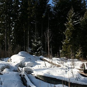 Bouřka na vrcholu Spálený (4.2.2018 11:00)