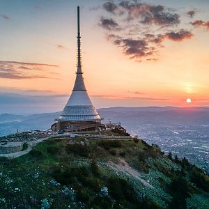 Stanislav Němeček na vrcholu Ještěd (24.6.2022 20:00)