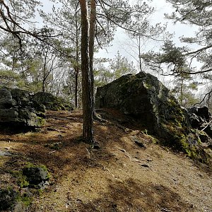 Vladimír Grančay na vrcholu Kozí kámen (31.3.2020 14:43)