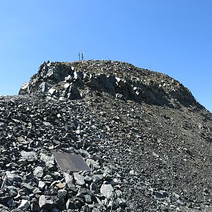 ZdenkaV na vrcholu Weissfluhjoch (18.7.2022)