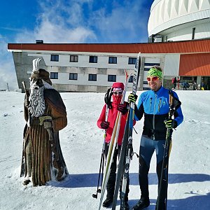 Martin Horáček na vrcholu Praděd (25.2.2024 10:58)