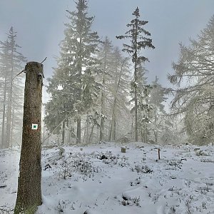 Jan Matiášek na vrcholu Koruna (17.1.2022 10:55)