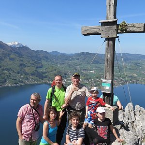 Divočák na vrcholu Kleiner Schonberg (21.4.2018 11:48)