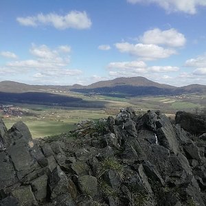 VěrkaN na vrcholu Trojhora (16.4.2022)