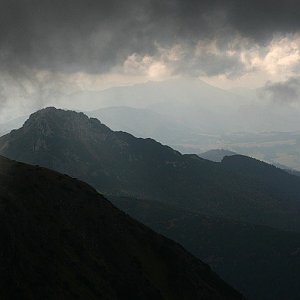 Bouřka na vrcholu Zuberec (28.9.2017 15:48)