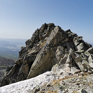 Šárka na vrcholu Malý Kriváň (19.6.2022 9:14)