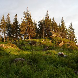 Láďa na vrcholu Schönbergfelsen (31.5.2014 20:45)