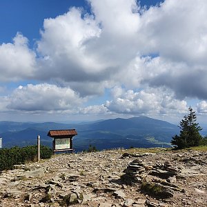 Rado na vrcholu Góra Pięciu Kopców (3.9.2021 11:51)