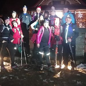 Kateřina Turčeková na vrcholu Malá Skalka (4.12.2020 18:00)