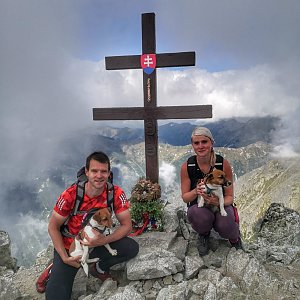 Zuzka Brožková na vrcholu Kriváň (11.9.2020 16:39)