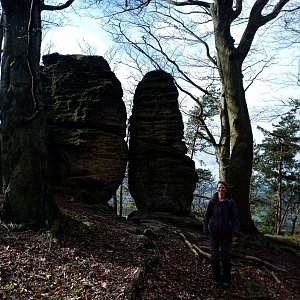 Iveta Válová na vrcholu Velký beškovský vrch (25.3.2023 15:27)