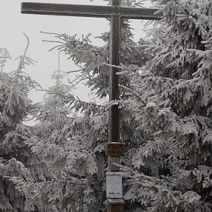 Jiří Vlášek na vrcholu Jelení hora (28.12.2021 12:09)