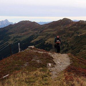 Bouřka na vrcholu Leitenkogel (22.9.2019 10:55)