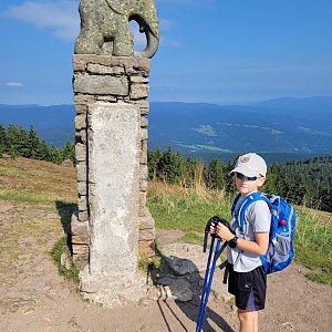 Daniel Orgoník na vrcholu Králický Sněžník (27.8.2024 15:09)