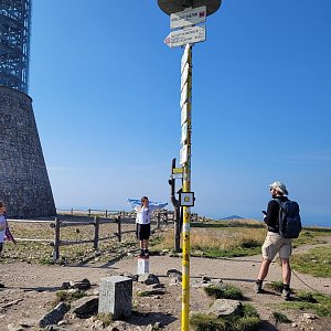 Adam Or na vrcholu Králický Sněžník (27.8.2024 15:19)