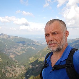 Rastislav Biarinec na vrcholu Volovec (18.8.2018 11:04)