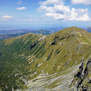 Vladimír Grančay na vrcholu Volovec (23.8.2018 11:45)