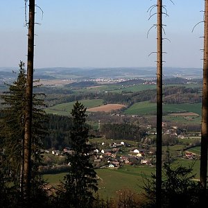 Bouřka na vrcholu Želivský vrch (21.4.2019 17:14)