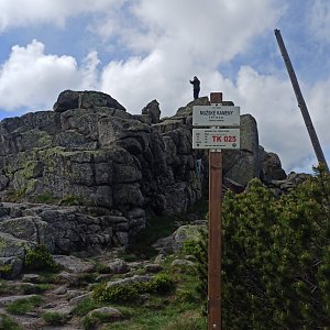 Jana na vrcholu Mužské kameny (29.5.2024 10:27)