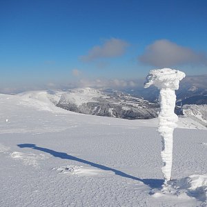 Rastislav Biarinec na vrcholu Frčkov (17.1.2021 12:29)