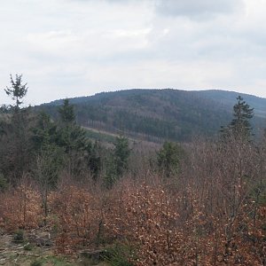 Vladimír Grančay na vrcholu Velká skála (8.4.2017 13:53)