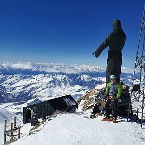 Piramide Vincent (4215 m), Balmenhorn (4167 m) 