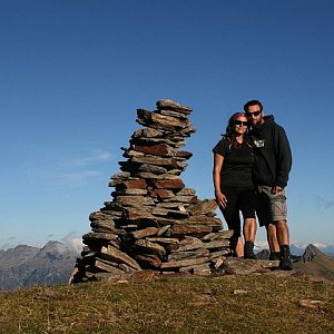 Bouřka na vrcholu Cima di Gagnone (3.9.2020 17:22)