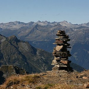 Bouřka na vrcholu Pizzo di Mezzodi (4.9.2020 16:04)